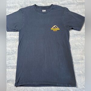 Reef Dark Blue Tee with Yellow Emblem